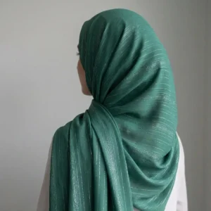 Jade Shimmer Chiffon