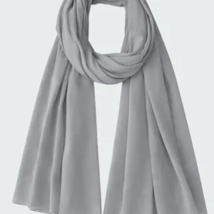 Ash Grey Premium Chiffon