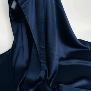 Navy Blue Muna Satin