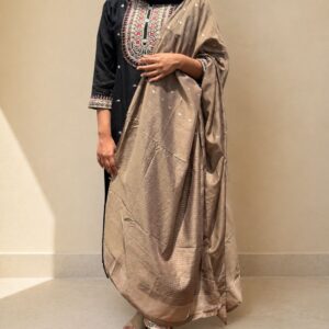 Mocha Noir Kurta Set
