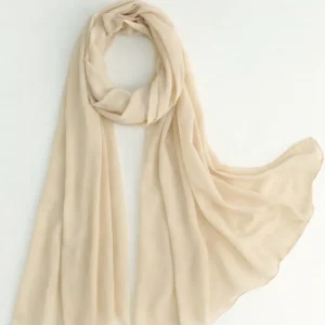 Sand Beige Premium Chiffon