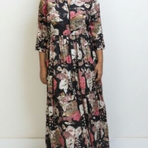 Twilight Blossom Maxi Dress