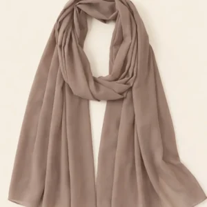 Taupe Premium Chiffon