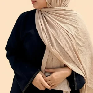 Mocha Brown Ribbed Jersey