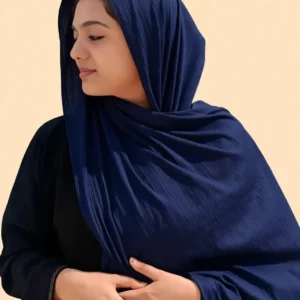 Navy Blue Ribbed Jersey