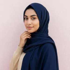 Navy Blue Luxe Cotton