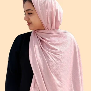 Blush Pink Ribbed Jersey