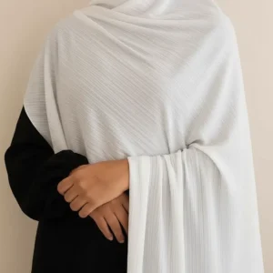 Classic White Ribbed Jersey