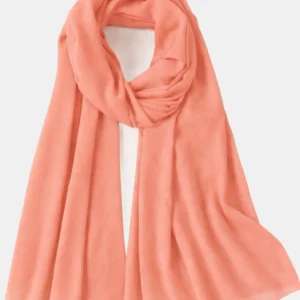 Peach Pink Premium Chiffon